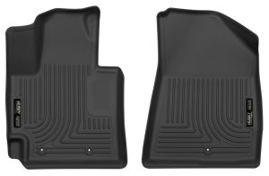 Kia Soul Floor Liners - Front - Husky Liners - X-act Contour - Black - `14-`18